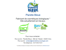 Tablet Screenshot of planetebleue-ecologie.com